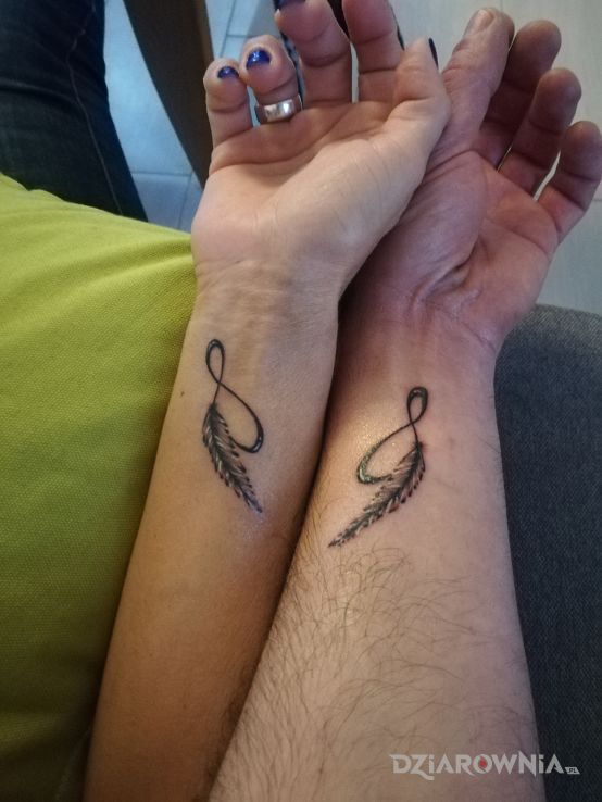 Tatuaż nieskończoność - 3D