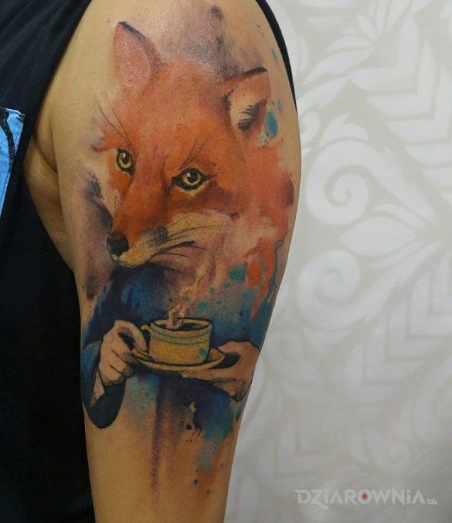 Tatuaż pan lis - postacie