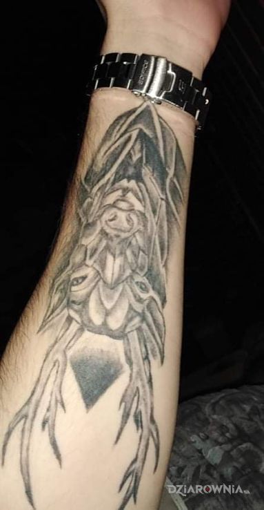 Tatuaż świat wolności - zwierzęta