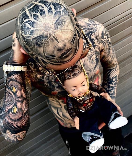 Tatuaż dobra bania - 3D