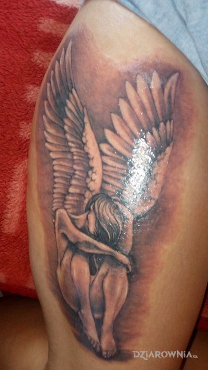 Tatuaż mój wymarzony - skrzydła
