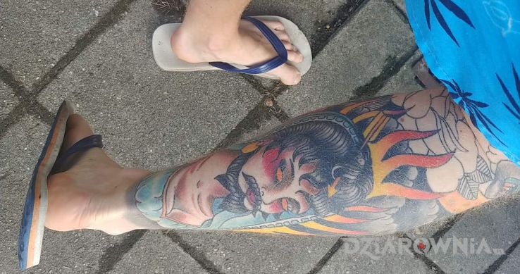 Tatuaż japonski styl - postacie