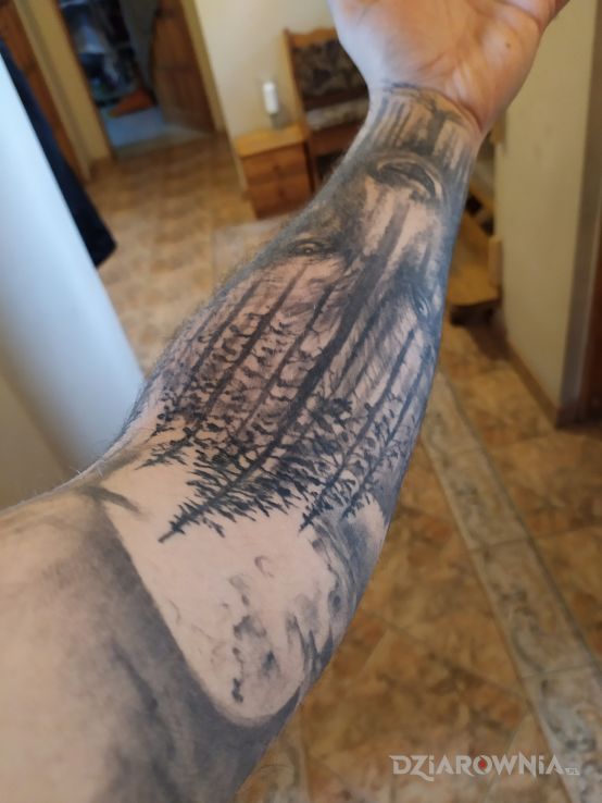 Tatuaż moja ręka - zwierzęta