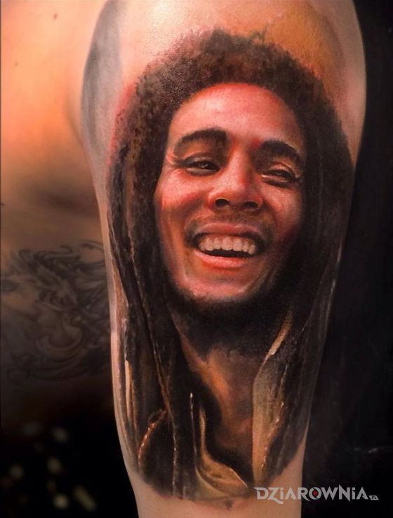 Tatuaż bob marley - postacie