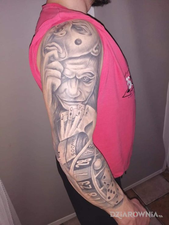 Tatuaż joker - postacie