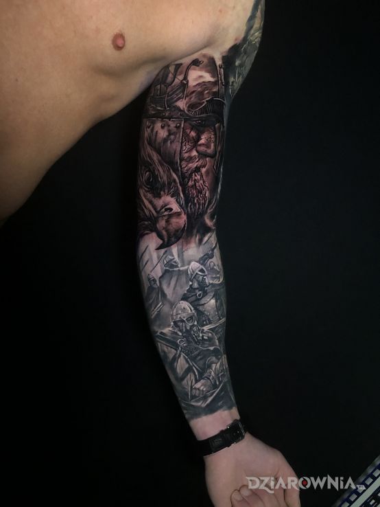 Tatuaż viking - rękawy
