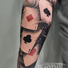 Cztery Asy, karty, 3D