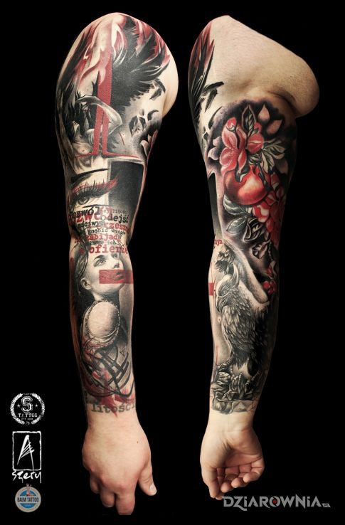 Tatuaż nemezis - twarze