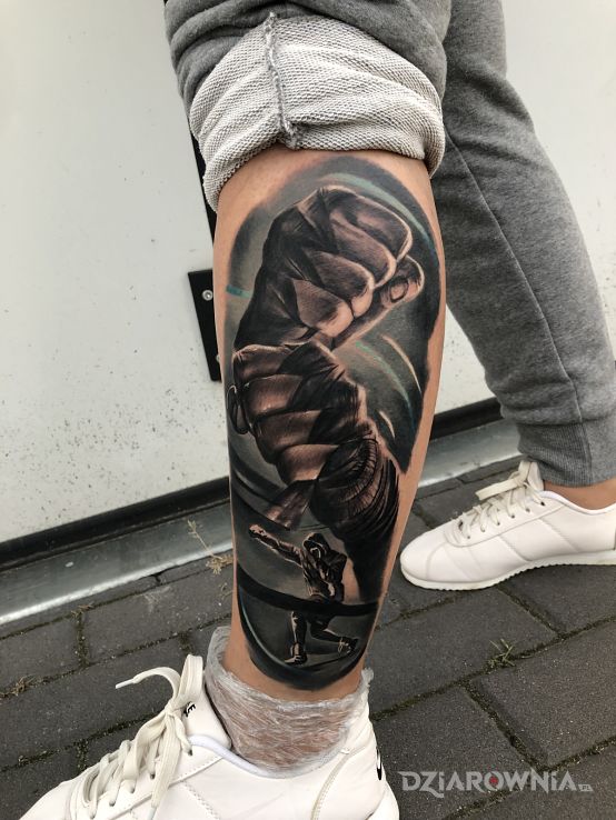Tatuaż boxing life - postacie