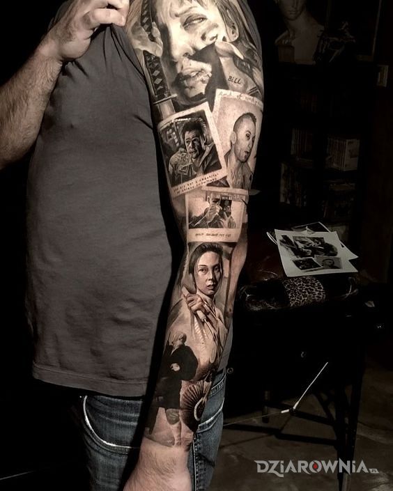 Tatuaż kill bill - 3D