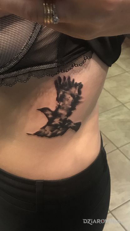 Tatuaż cover - czarno-szare