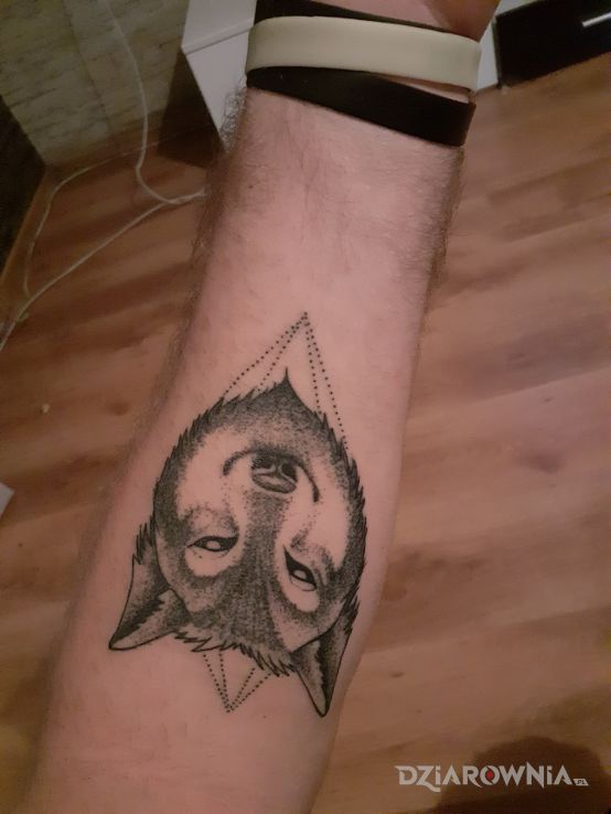 Tatuaż wilk - zwierzęta