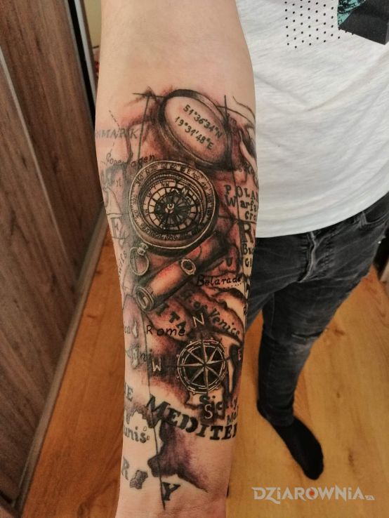 Tatuaż mapa - pozostałe