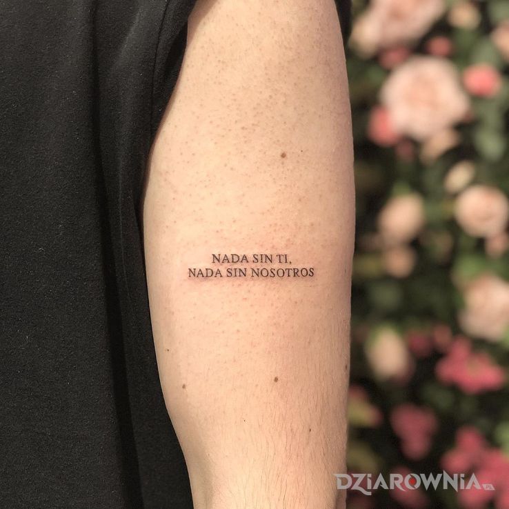 Tatuaż po hiszpańsku - napisy