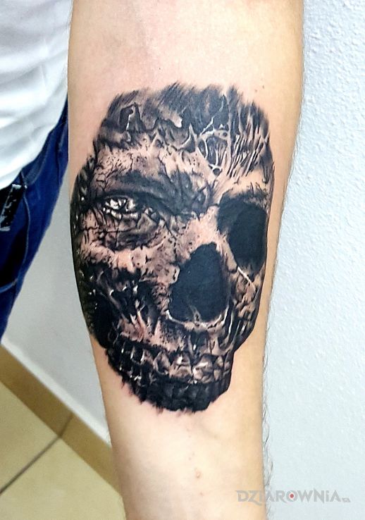 Tatuaż czaszunia - czaszki