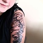 Kwiat wiśni.  Kończymy rękaw ?