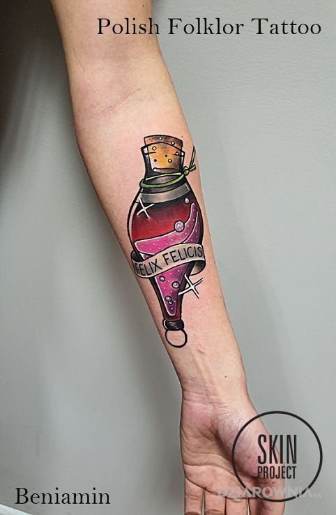 Tatuaż harry potter - felix felicis - pozostałe