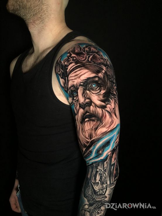 Tatuaż bogowie greccy - 3D