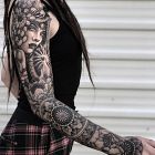 Graficzny i geometryczny rękaw