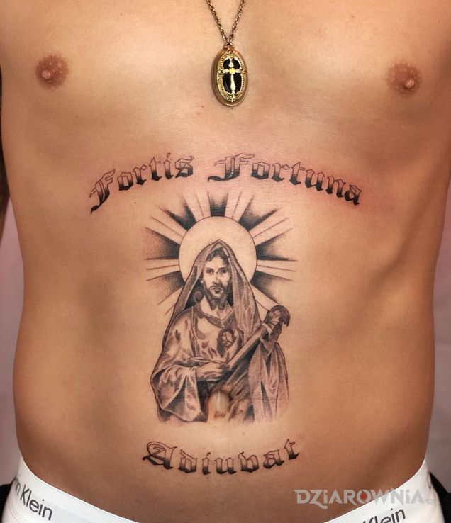 Tatuaż szczęście - religijne