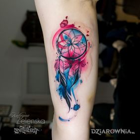 Łapacz snów / Pióra / Akwarela / Watercolor