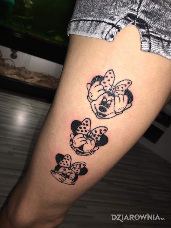 Tatuaż minnie mouse - pozostałe