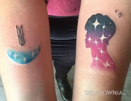 Tatuaż love - miłosne