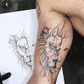 Wycena tatuażu - Wycena tatuaży - lew i feniks
