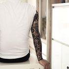 Dwa rękawy w stylu tradycyjnym - tył