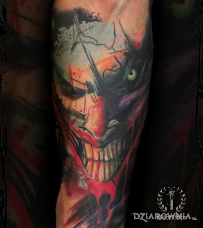 Tatuaż joker - demony
