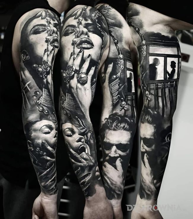 Tatuaż realizm realizm i jeszcze raz realizm - postacie