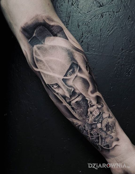 Tatuaż 300 - rękawy