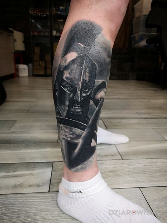 Tatuaż sparta 300 - cover up