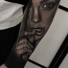 Wspaniały portret dziewczyny