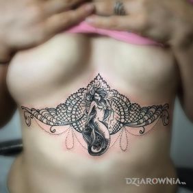 Syrena w ornamentach