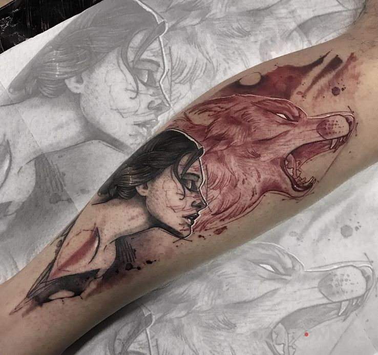 Tatuaż dziki zew - zwierzęta