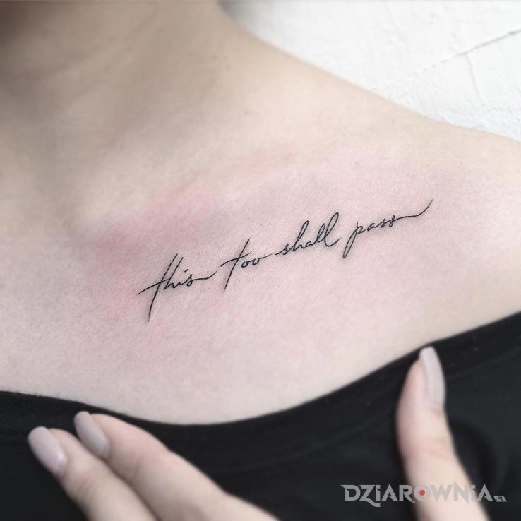 Tatuaż to minie - napisy