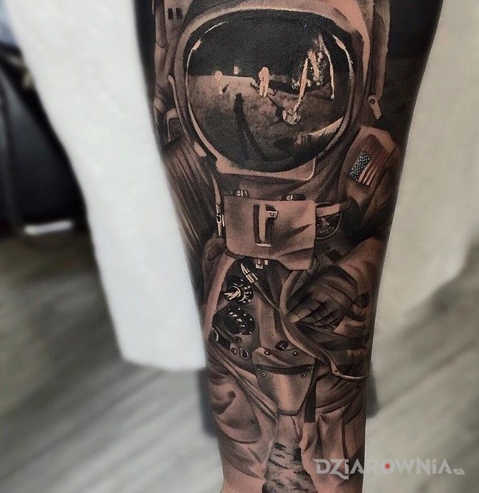 Tatuaż astronauta - postacie