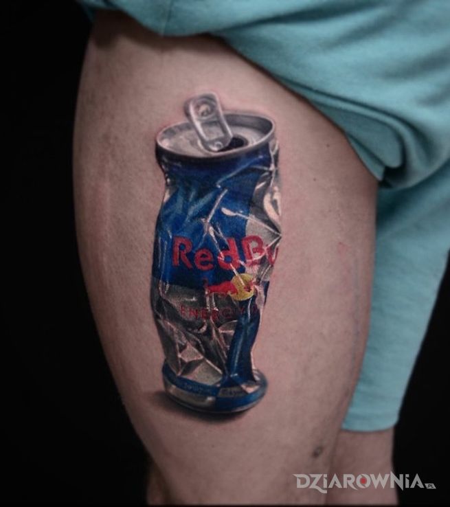 Tatuaż red bull - 3D