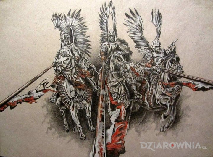 Tatuaż husaria - patriotyczne