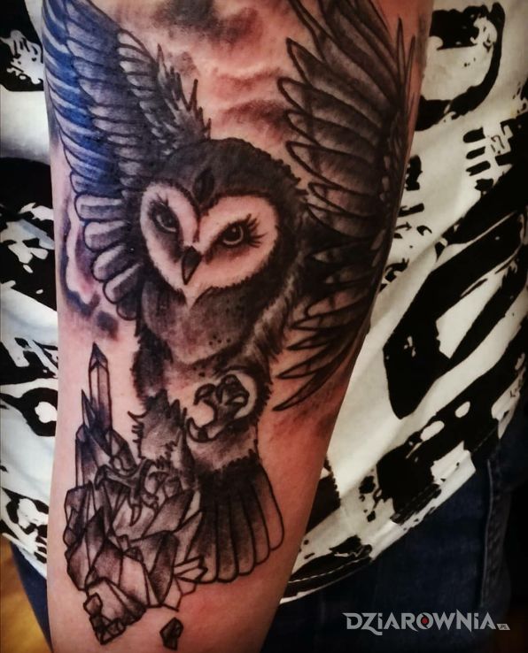 Tatuaż sowa - zwierzęta