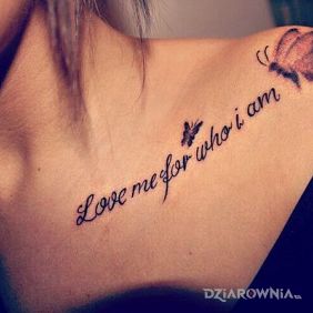 Love me for who I am