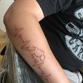 Pierwsze kroki jako tatuażysta - Pierwsze tatuaże na sztucznej skórze