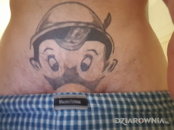 Tatuaż pinokio - postacie