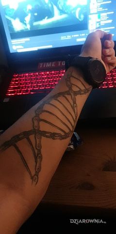 Tatuaż hobby mtb - pozostałe