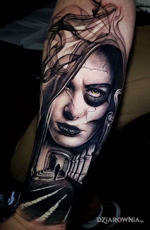 Tatuaż kobieta - twarze