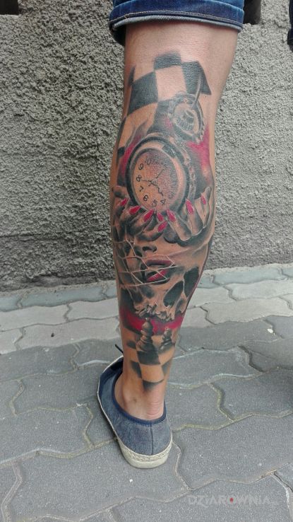 Tatuaż 5 w 1 - czarno-szare