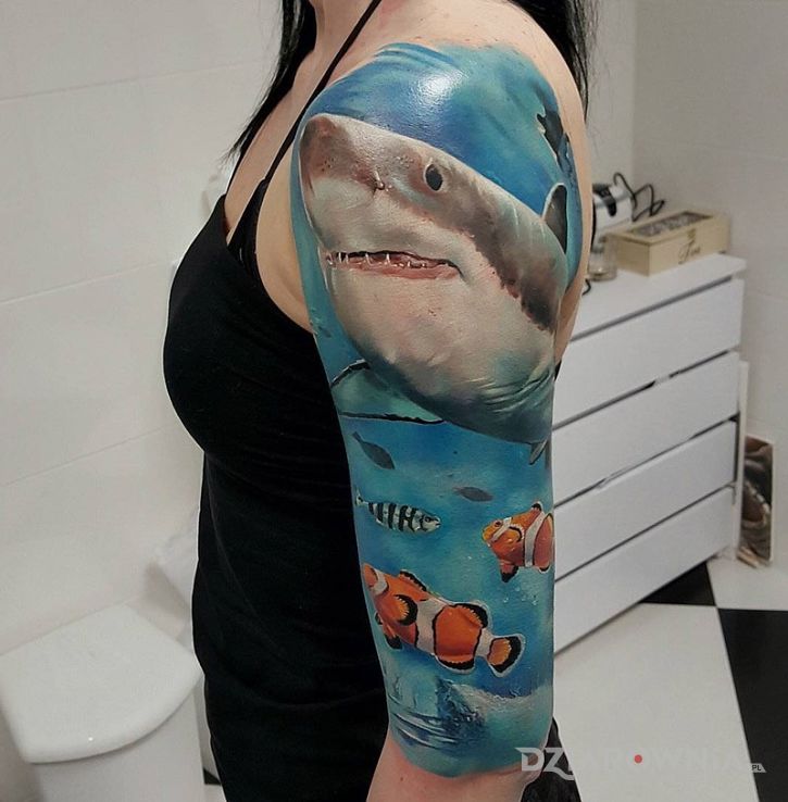 Tatuaż rekin - zwierzęta