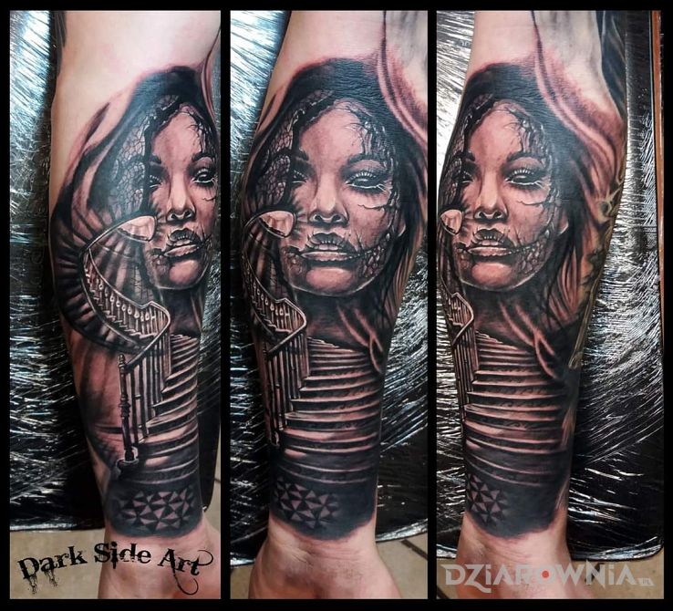 Tatuaż zdjęcie zaraz po zakończeniu sesji - twarze
