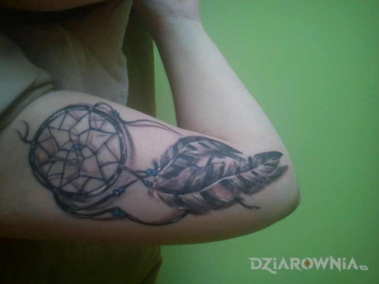 Tatuaż łapacz snów - indiańskie